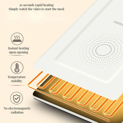 Snel verwarmbare opvouwbare elektrische verwarmingsbak met 10 versnellingen en slimme temperatuurregeling