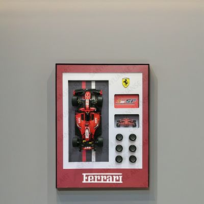 Op maat gemaakte moderne sportwagens Luxe Huismodellen Gebouwblok Wand Display Frame voor Home Office