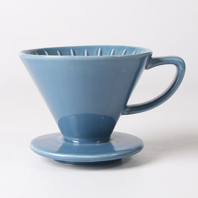 Unieke ontwerp stijl koffie thee gereedschap blauw en wit keramisch giet over koffie drupper
