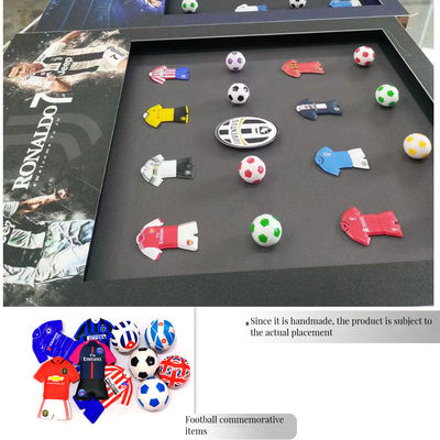 Modieus stillevens Messi voetbal decoratieve schilderkunst voor kantoormuurversiering