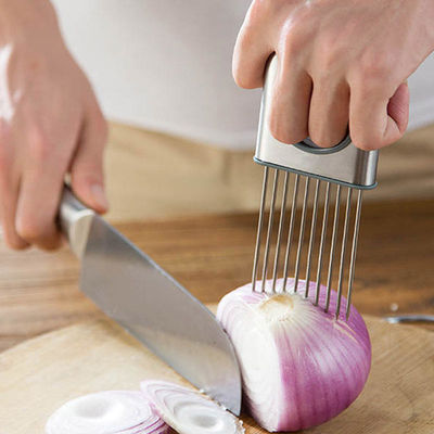 Metalen type roestvrij staal uien tomaten aardappel slicer met vlees verzachter functie