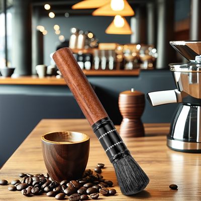Roestvrij staal Koffiebonen Tamper 58mm Eco-vriendelijk Metalen Houten Espresso Tamper