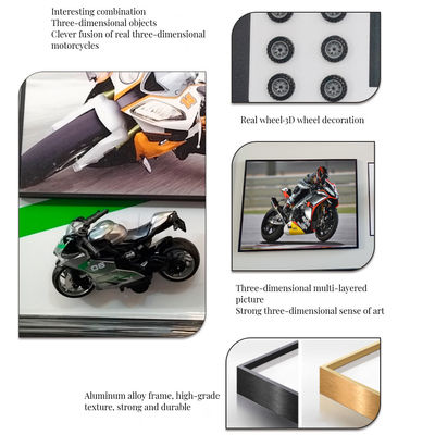 Moderne vormgeving Driedimensionale echte voorwerpen Decoratieve schilderkunst voor kinderkamer