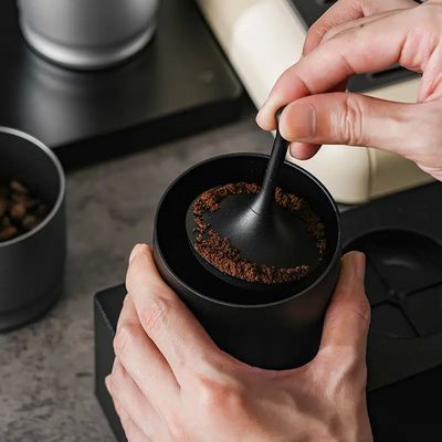 Barista-accessoires voor aluminiumpoederontvangerbeker