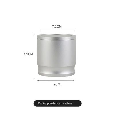 Barista-accessoires voor aluminiumpoederontvangerbeker
