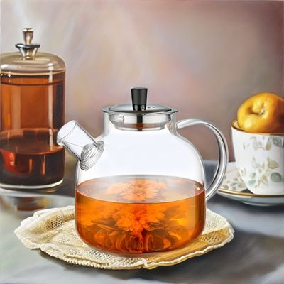 50 oz Clear Kettle Cup Set voor koffie Transparante en logo Aanpassen logo Acceptabel