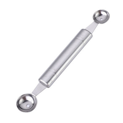 Stainless Steel Watermelon Ball Sculpting Set met dubbele lepel en Fruit Cutter Utilities