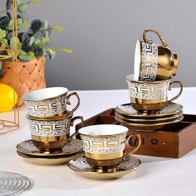 Skimmers Utilities Type Golden Design Porseleinen Thee en koffie set met vouwfunctie