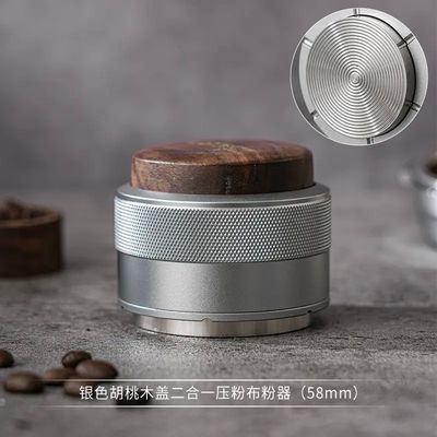 58mm 53mm 51mm Espresso machine Houtmateriaal Handpers Koffie Tamper Custom Logo