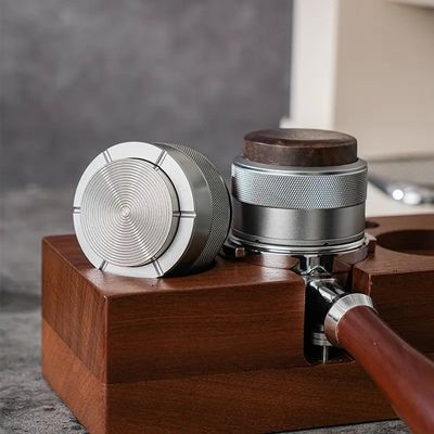 58mm 53mm 51mm Espresso machine Houtmateriaal Handpers Koffie Tamper Custom Logo