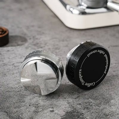 Aanpassen van het logo Acceptabel Hout Koffieverdeler Metalen Keukengereedschap voor Koffie Tampers