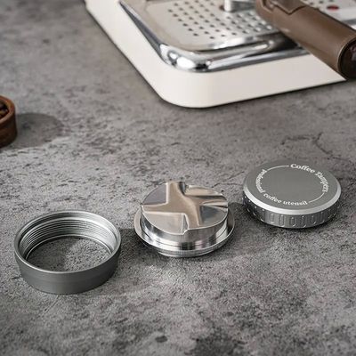 Aanpassen van het logo Acceptabel Hout Koffieverdeler Metalen Keukengereedschap voor Koffie Tampers