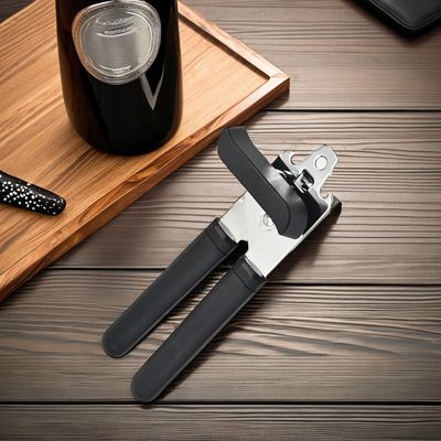 Veelzijdige huishoudelijke blikkenopener met aangepast logo en duurzaam roestvrij staalmateriaal