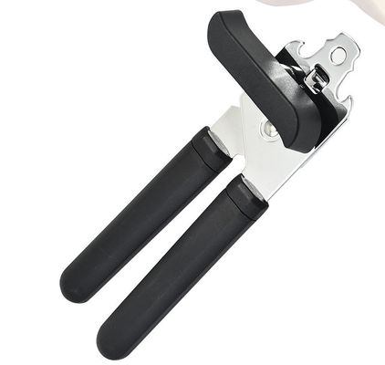 Gelast roestvrij staal handleiding kan opener huishoudelijke keuken aangepaste kleur plastic handvat