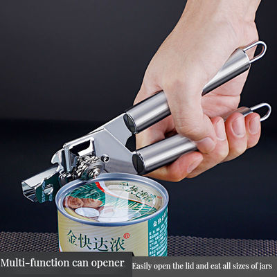 Open wijnflessen met gemak zwaar werk 3-in-1 multifunctionele blik openmaker korkscrew mes
