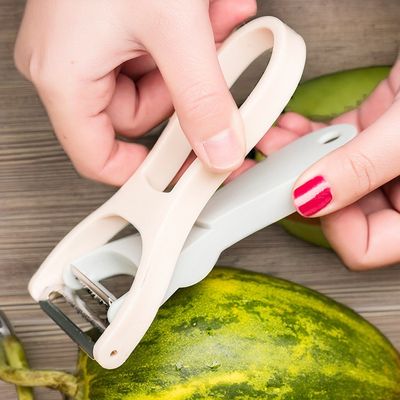 Handgroente snijmachine roestvrij staal mini-fruit peeler met Zester en anti-slip grip