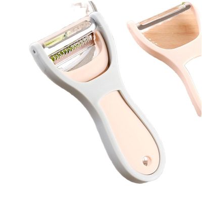Metalen 2-in-1 peeler slicer zester voor groenten en fruit
