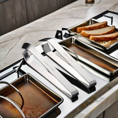 Bamboe Clamp Roestvrij staal visbeen epilator pincet voor thuis keuken koken