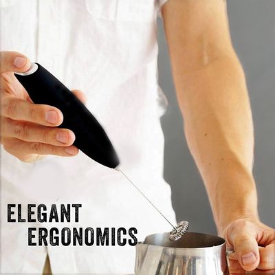 2023 Elektrische koffiemachine met accu, van roestvrij staal, voor het spenen van melk