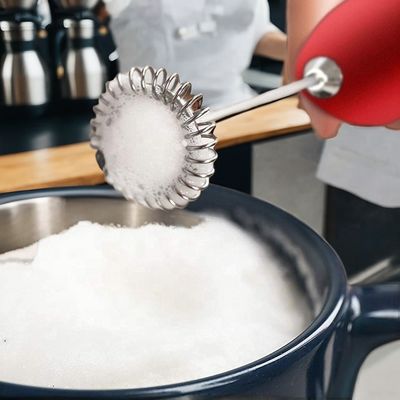 2023 Elektrische koffiemachine met accu, van roestvrij staal, voor het spenen van melk