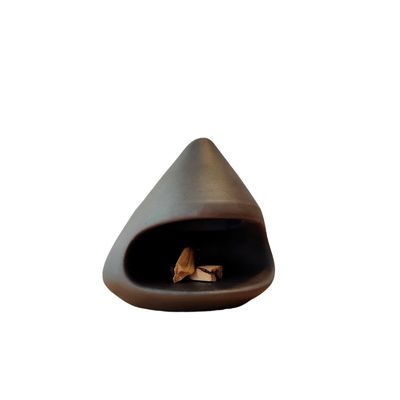 Geprinte embossing wierookbrander met de hand gesneden holle stokdoos Metalen huisversiering