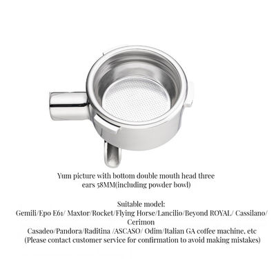 Solid hout handvat Koffie-Tee gereedschappen met universele vervanging bodemloze zuur tak