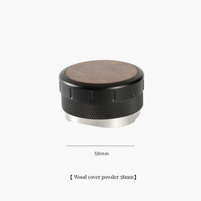 NO 2024 Draagbare espresso koffie verstelbare hoogte Walnoot hout roestvrij staal basis 51MM 53MM aluminium barista gereedschappen