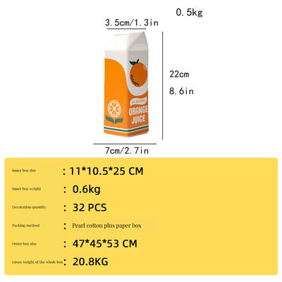 Geschenkenwinkels Tafelvase Contemporary Small Orange Ceramic Vase voor moderne woningversiering