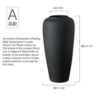 Nordic Modern Ins Design Art Deco-stijl Keramische bloemenplaat Vase Potten