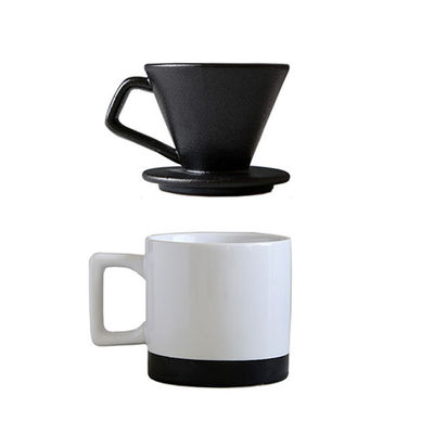 Classic Design Keramische koffiezetapparaat met porseleinen mok en Custom Pour over Dripper Set