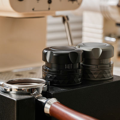 Roestvrij staal 2-in-1 koffieverdeler verstelbaar 51mm 53mm 58mm voor Barista behoeften