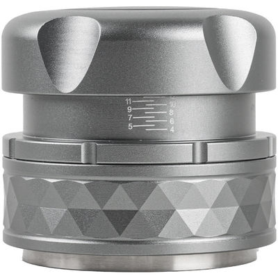 Roestvrij staal 2-in-1 koffieverdeler verstelbaar 51mm 53mm 58mm voor Barista behoeften