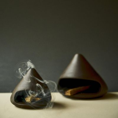 Chinese stijl mini keramische wierookbrander met aangepast logo metalen wierookhouder