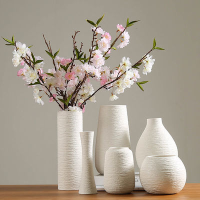 Low MOQ Classic Art Designer Handgemaakte keramische vaas voor tafel Bruiloft tafelversiering