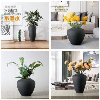 Grote Abstract Design Vase Opaque Glazuur Moderne Art Deco stijl voor Tafelbord Geschenken Winkels