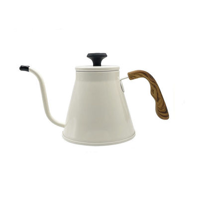 Giet over koffie brouwset met roestvrij staal gooseneck ketel in modern ontwerp