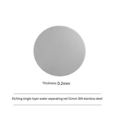 Stijl 51mm roestvrij staal puck scherm voor koffiezetapparaat Duurzaam filter Baristas voorraad