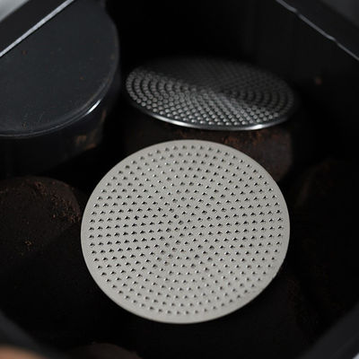 58mm roestvrij staal puck scherm ingepakt thee gereedschap voor perfecte portafilter brouwdoos