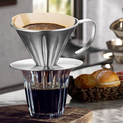 Onbreekbare roestvrijstalen drupper voor melk thee draagbare handvat schuimmaker inbegrepen