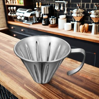 Bag Style Handle Roestvrij staal Thee koffiefilter houder voor thuis en koffiewinkel