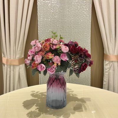 Witte diamanten rozen herfst boeket zijde sieraden voor bruiloften Huizen en Moederdag