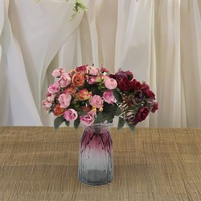 Eco-vriendelijke herfstboeket Prachtige diamanten rozen voor bruiloften Huisversiering en meer