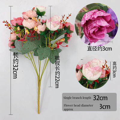 Eco-vriendelijke herfstboeket Prachtige diamanten rozen voor bruiloften Huisversiering en meer