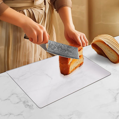 Eenmalig, helder acryl bamboe snijplank voor het hakken van voedsel op maat