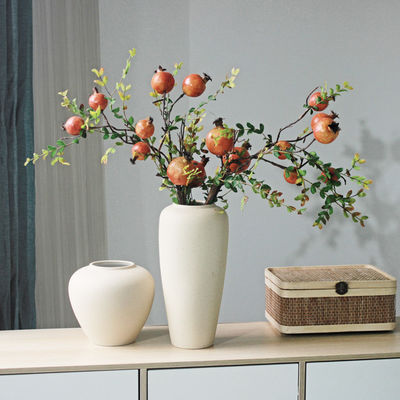 Zachte decoratie Ornament Nordic Creative Art Deco Keramische vaas met geometrisch ontwerp