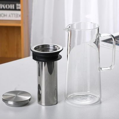 Filter van roestvrij staal IJste thee koffiepot met een grote capaciteit en een prachtig ontwerp