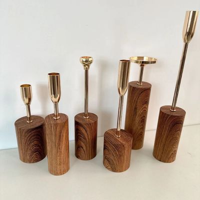 Moderne Noorse witte keramische kandelaarhouder voor thuis- en trouwdecor Morden stijl