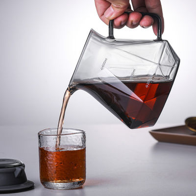 Hoog borosilicaat glas druppelbeker voor het gieten van koffie 400 ml capaciteit hittebestendig