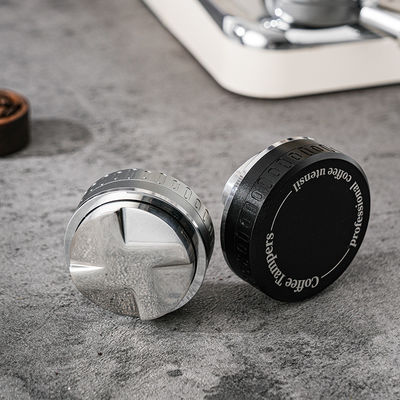 2-in-1 koffie leveler met milieuvriendelijke houten deksel 304 roestvrij staal Barista Essentials