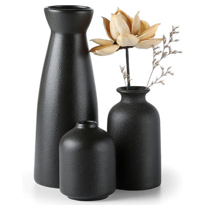Home Hotel Restaurant Antieke 16 inch hoge slanke keramische bloemenvaas in aangepaste kleur